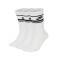 Nike Sportswear Essential Stripe Crew (3 Paar) Socken