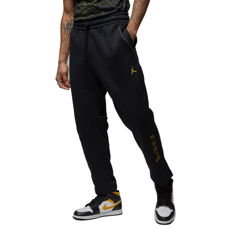 Trousers Jordan PSG x Jordan Black Tour Yellow Basketball Emotion