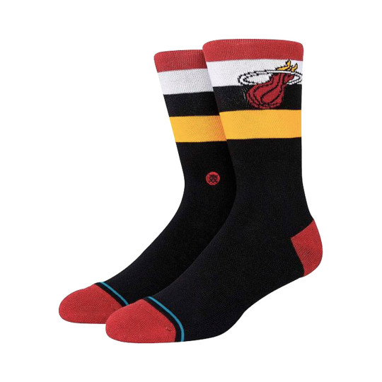 Chaussettes Stance Miami Heat ST Crew Black Basketball Emotion