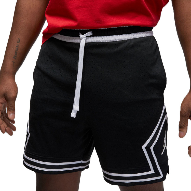 Shorts Jordan Dri Fit Sport Diamond Black White White White Basketball Emotion