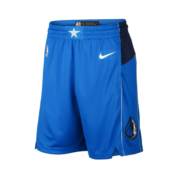 Shorts Nike Dallas Mavericks Home Kit 2023 2024 Game Royal College Navy Flt Silver White Basketball Emotion