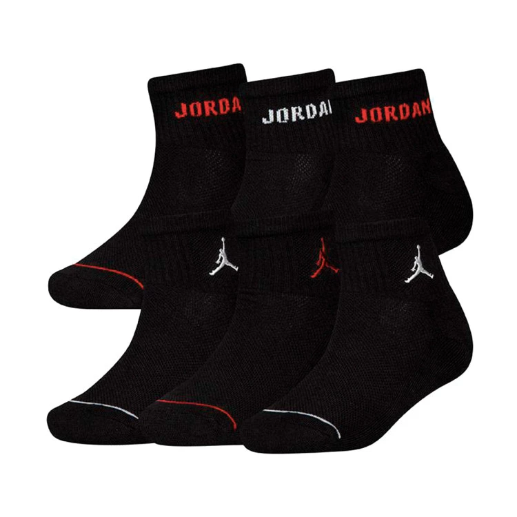 calcetines-jordan-legend-ankle-6-pares-black-0