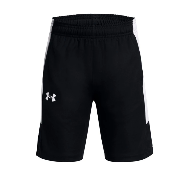 pantalon-corto-under-armour-baseline-black-white-0