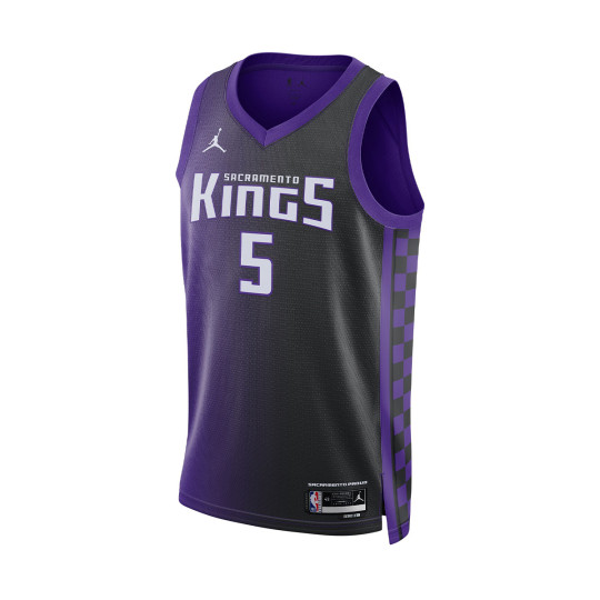 Maillot Jordan Sacramento Kings Statement Edition De Aaron Fox Field Purple Basketball Emotion