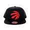 Chapéu MITCHELL&NESS Team Ground 2.0 Snapback Toronto Raptors