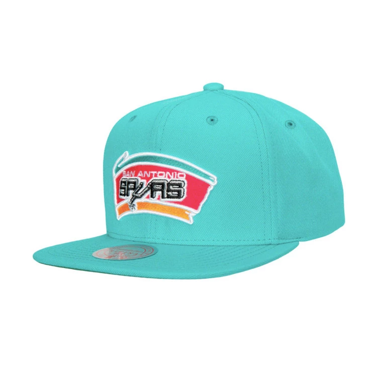 gorra-mitchellness-team-ground-2.0-snapback-san-antonio-spurs-teal-0