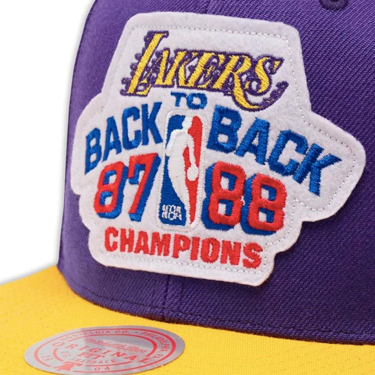 gorra-mitchellness-b2b-snapback-los-angeles-lakers-purple-yellow-3