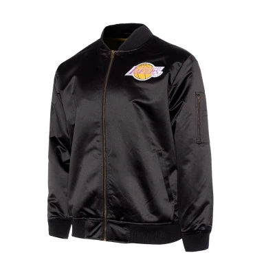 Casaco Bomber Lightweight Satin Los Angeles Lakers