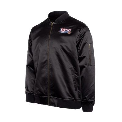 Lightweight Satin Philadelphia 76ers Jacke