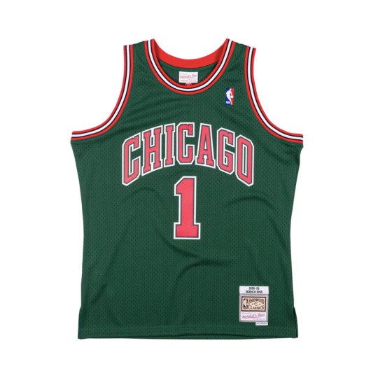 Jersey Mitchell Ness Swingman Jersey Chicago Bulls Derrick Rose 2008 Green