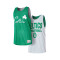 MITCHELL&NESS Wende-Mesh-Übungs-T-Shirt mit Vintage-Logo und Boston Celtics-Logo Top