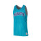 MITCHELL&NESS Wende-Mesh-Übungs-T-Shirt Vintage Charlotte Hornets Top