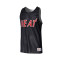 MITCHELL&NESS Wende-Mesh-Übungs-T-Shirt mit Vintage-Logo für die Miami Heat Top