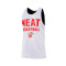 MITCHELL&NESS Wende-Mesh-Übungs-T-Shirt mit Vintage-Logo für die Miami Heat Top