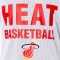 MITCHELL&NESS Wende-Mesh-Übungs-T-Shirt mit Vintage-Logo für die Miami Heat Top