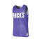 MITCHELL&NESS Reversible Mesh Practice Tank Vintage Milwaukee Bucks Top 