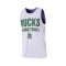 Top MITCHELL&NESS Reversible Mesh Practice Tank Vintage Milwaukee Bucks