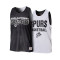 MITCHELL&NESS San Antonio Spurs Wende-Mesh-Übungs-T-Shirt Top