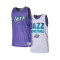 Top MITCHELL&NESS Reversible Mesh Practice Tank Vintage Utah Jazz