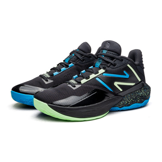 Basketball Shoes New Balance Two WXY V4 Electric Black Spice Blue Green Aura