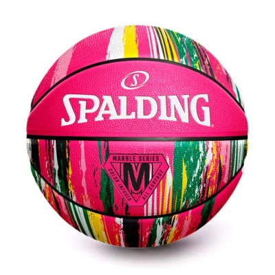 Bola Marble Series Pink Rubber Basketball Sz6