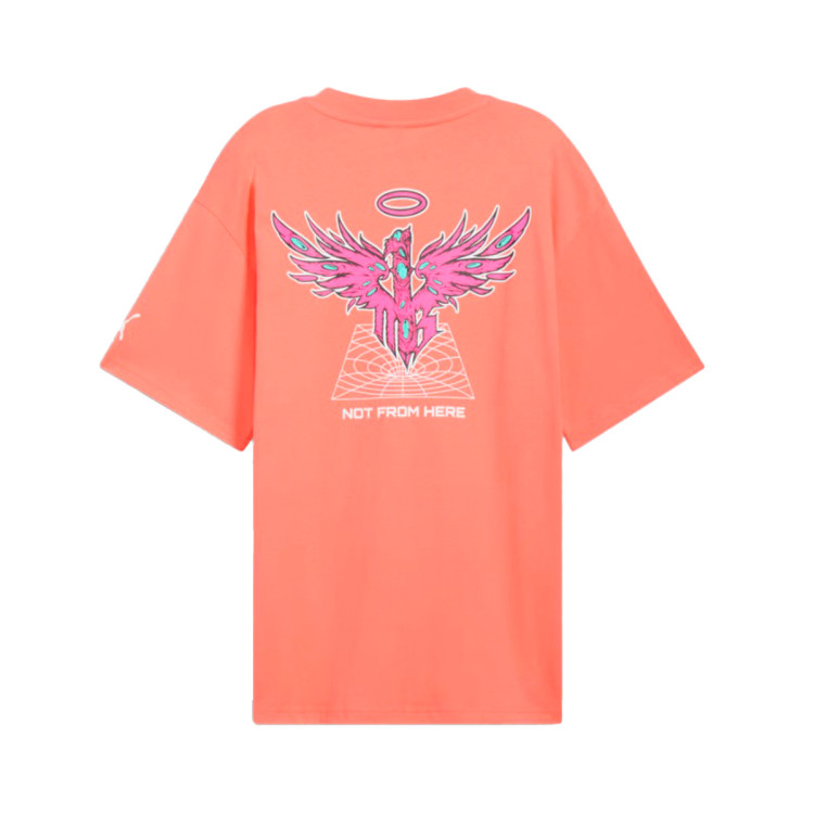 Camiseta Puma Melo Be You Fluro Peach Pes - Basketball Emotion