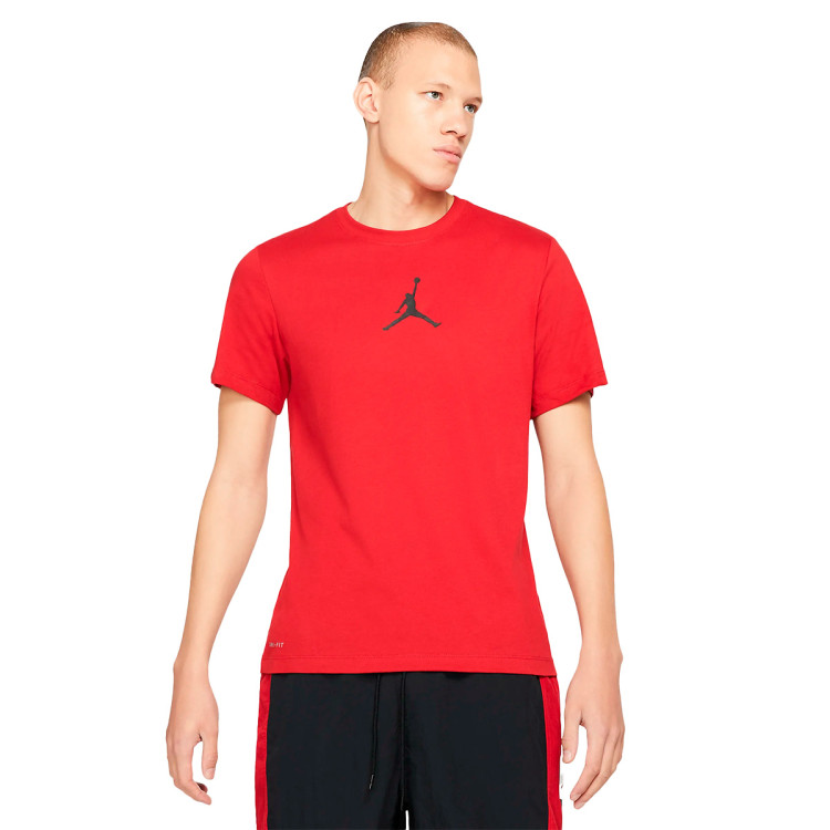 Fashion black and red jordan t shirt