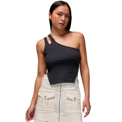 Top Femme Asymmetric Rib