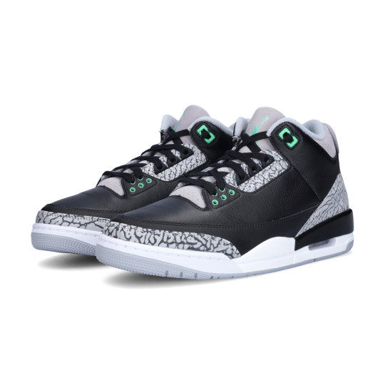 Green jordans 3 hotsell