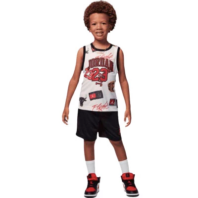 Kids Jordan 23 Aop Jersey Set Tracksuit