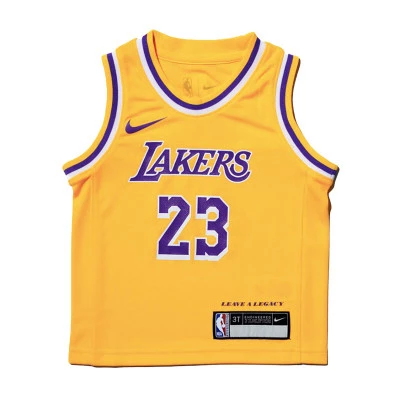 Jersey Nike Kids Los Angeles Lakers Icon Edition Lebron James Yellow Basketball Emotion