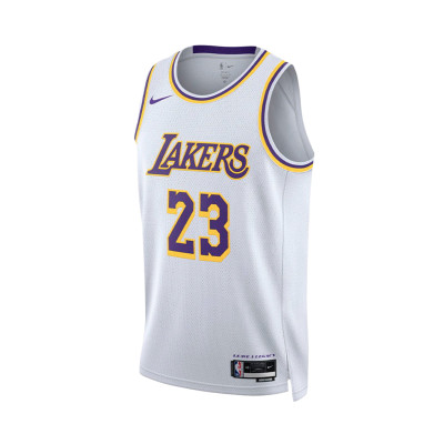 Camiseta Los Angeles Lakers Association Swingman Lebron James Niño