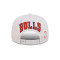 New Era White Crown Team 9Fifty Chicago Bulls Cap