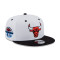 New Era White Crown Patch 9FIFTY Chicago Bulls Cap