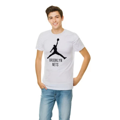 Camiseta Brooklyn Nets Essential Jumpman Niño