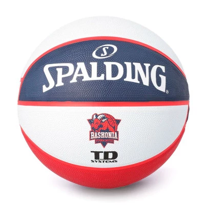 Ballon Baskonia Rubber Basketball Euroleague Team Sz7