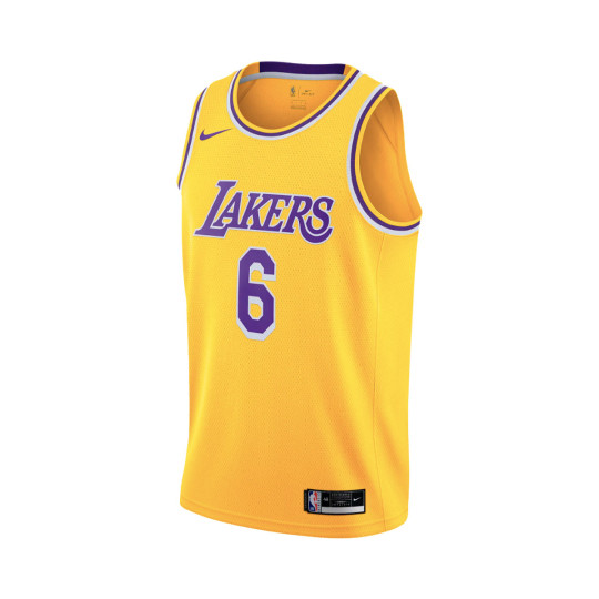 Jersey Nike Los Angeles Lakers Swingman Jersey Lebron James 21 22 Icon Edition Yellow Basketball Emotion