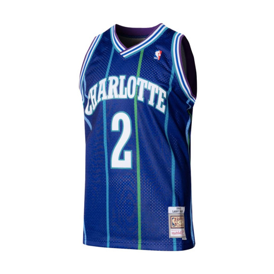 Larry johnson purple hornets jersey online