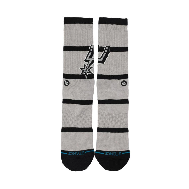 calcetines-stance-prep-san-antonio-spurs-gris-2