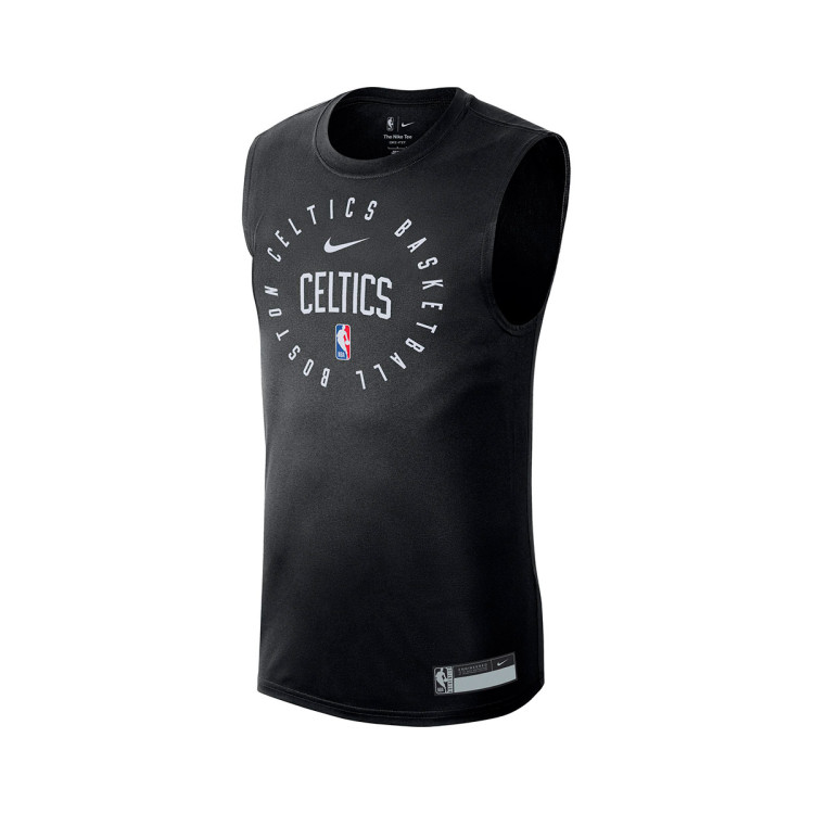 Jersey Nike Sleeveless Boston Celtics Practice Black - Basketball Emotion