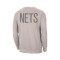 Sweat-shirt Jordan Brooklyn Nets Fleece Crew Courtside Statement