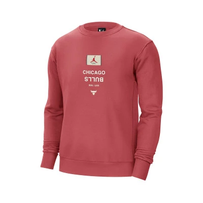 Sweatshirt Chicago Bulls Fleece Crew Courtside Statement