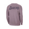 Jordan Los Angeles Lakers Fleece Courtside Statement Sweatshirt