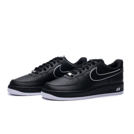 Nike air force ones black and white online