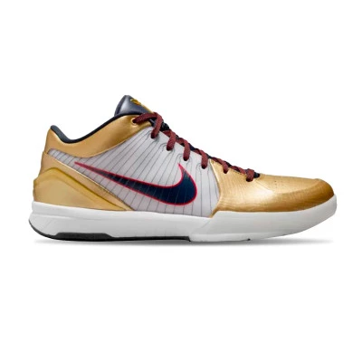 Kobe 4 Protro Gold Metal Basketball Shoes