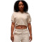 Jersey Jordan Knit Cropped Top Mujer