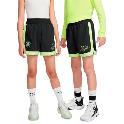 Short Giannis Dri-Fit DNA 5";Dk Smoke Grey-Volt"