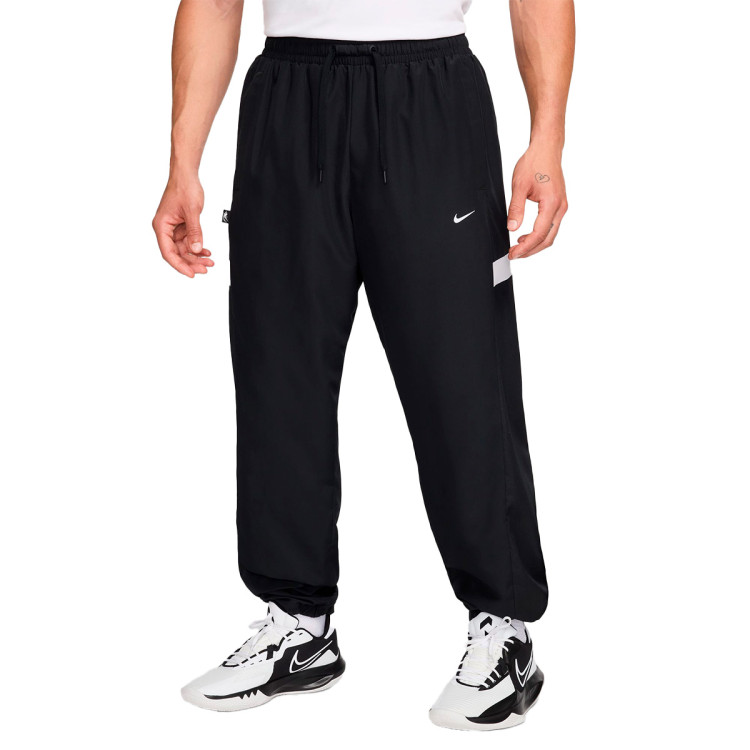 Trousers Nike Dri Fit Woven Icon Black Black White White Basketball Emotion