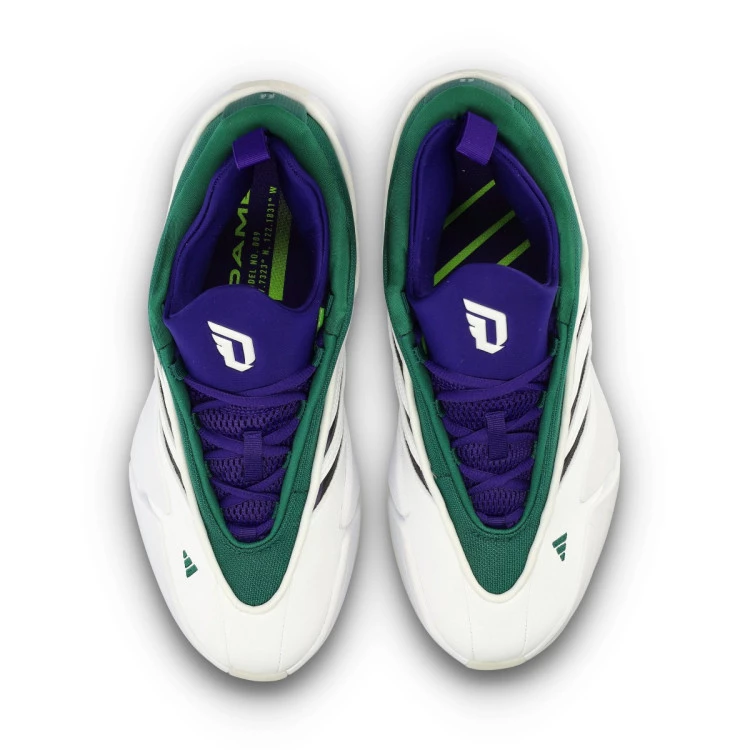 zapatillas-adidas-dame-9-ftwr-white-core-black-collegiate-green-5