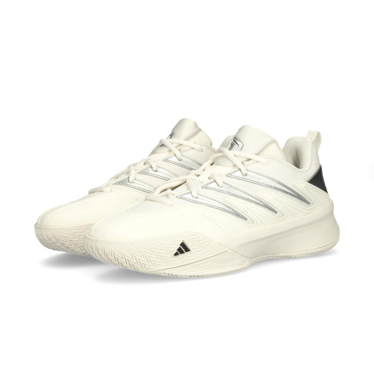 Basketball Shoes adidas Dame Certified 3 Core White Core Black Silver Met. Basketball Emotion